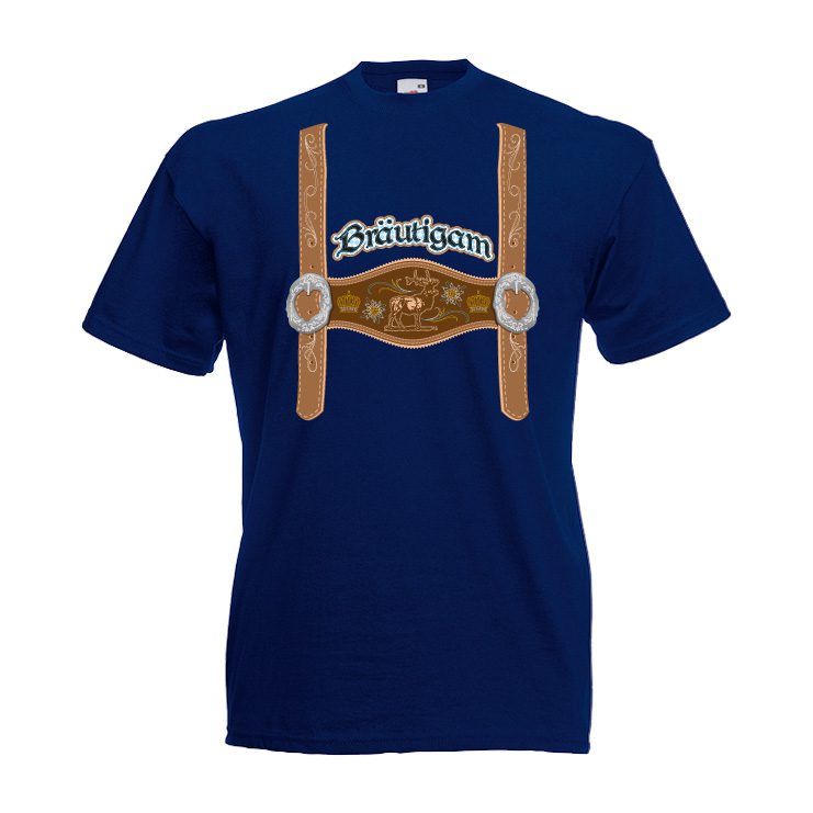 JGA Shirt - Lederhosn Bräutigam & Seine Buam – Bild 3