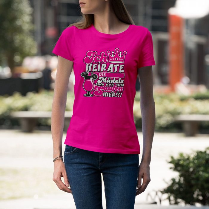 JGA Shirt - Zum Saufen hier – Bild 4