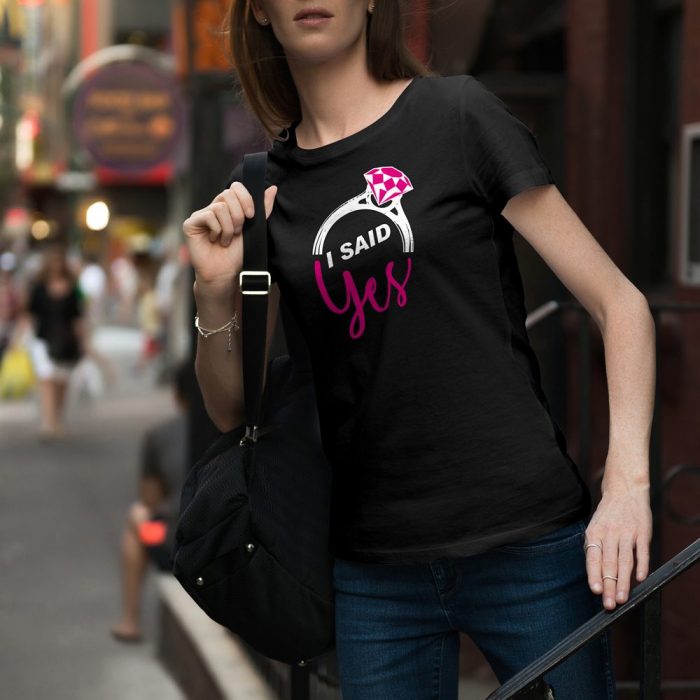 JGA Shirt - I said yes – Bild 4