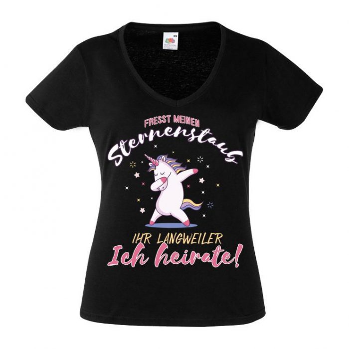JGA Shirt - Sternenstaub Einhorn – Bild 3
