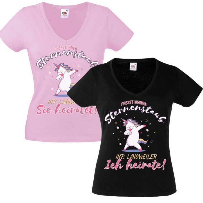 JGA Shirt - Sternenstaub Einhorn