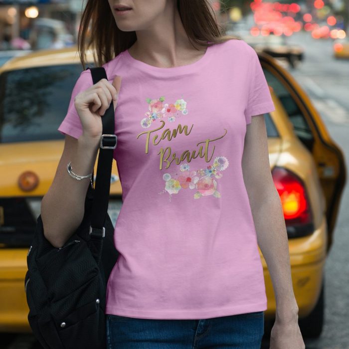 JGA Shirt - Braut Blumen – Bild 4