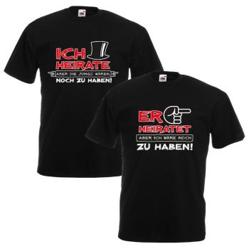 JGA Shirt Ich heirate