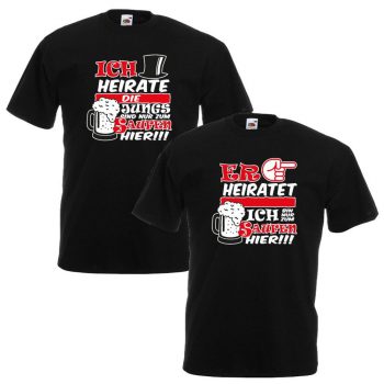 JGA Shirt Er heiratet