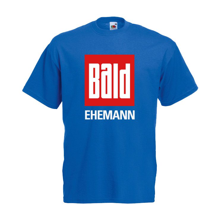 JGA Shirt - Bald Ehemann - Bald Besoffen – Bild 3