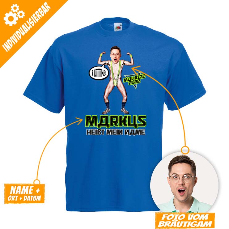 JGA Foto-Shirt - Borat – Bild 2