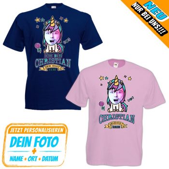 JGA Foto-Shirt - Einhorn