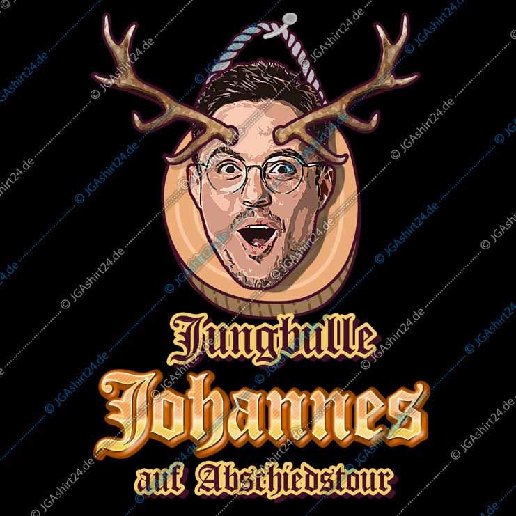 JGA Foto-Shirt - Jungbulle – Bild 3