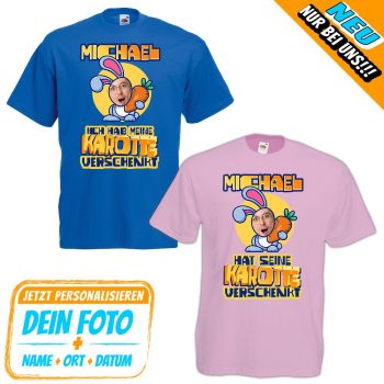 JGA Foto-Shirt - Karotte