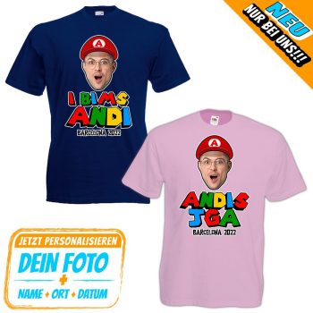 JGA Foto-Shirt - I bims Name