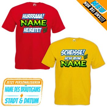 JGA personalisiert - Scheiße, ich bin Name