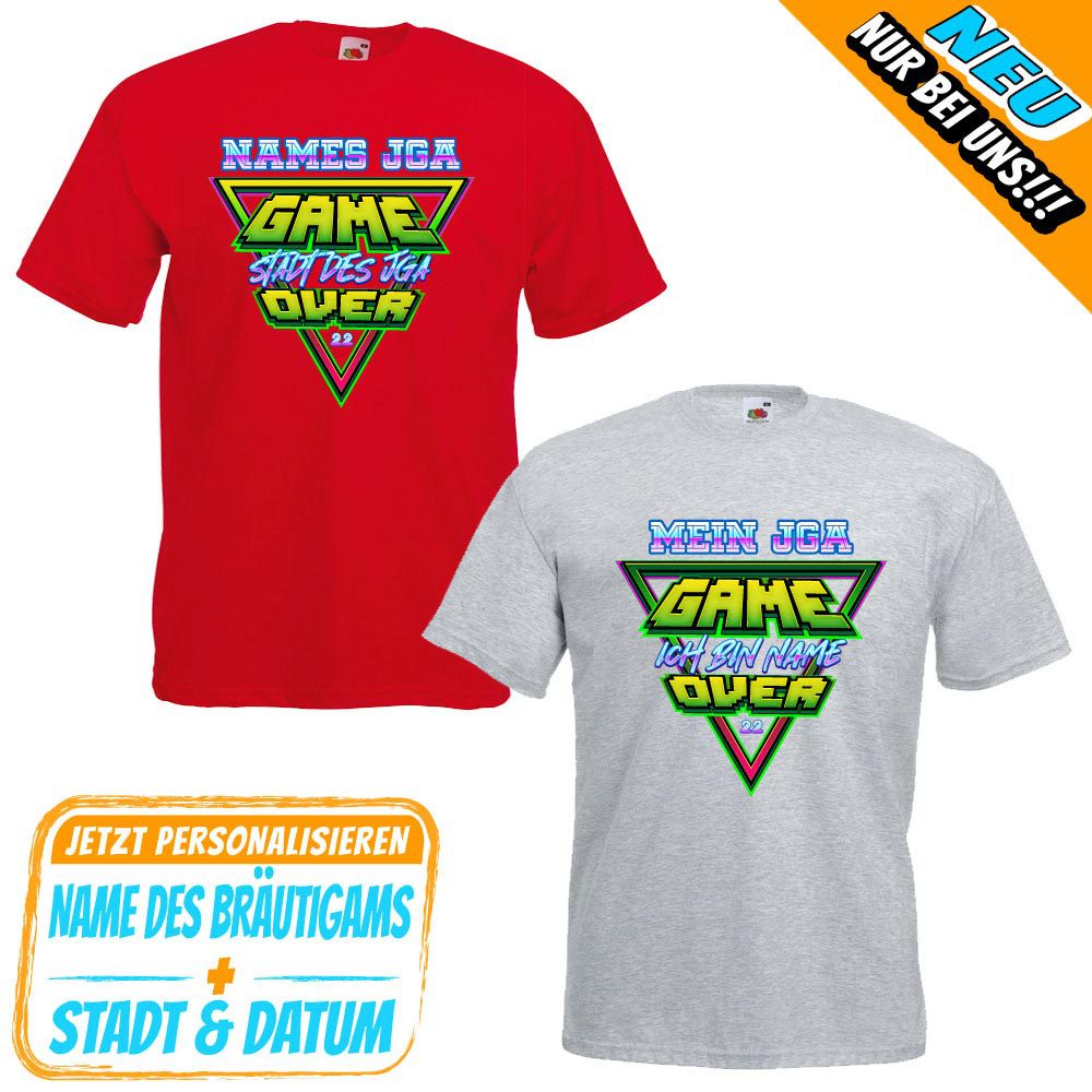 JGA personalisiert - Game Over