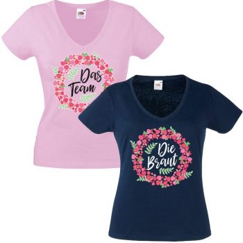 JGA Shirt - Braut Roses