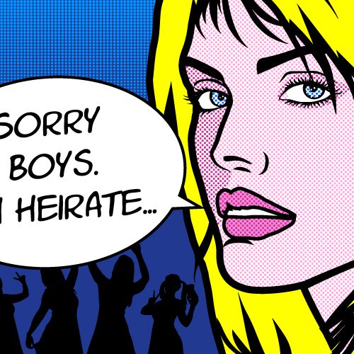 JGA Shirt - Sorry Boys ich heirate Comic – Bild 2