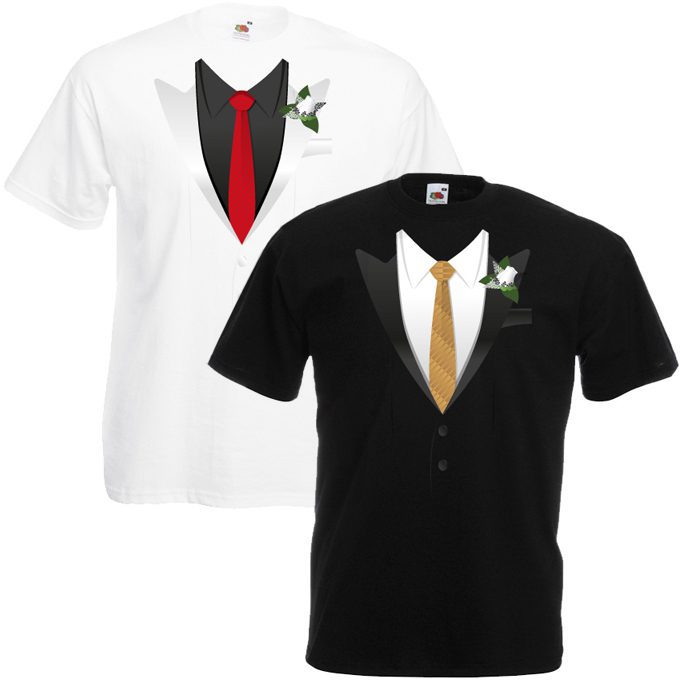 JGA Shirt - Tuxedo Smoking Anzug