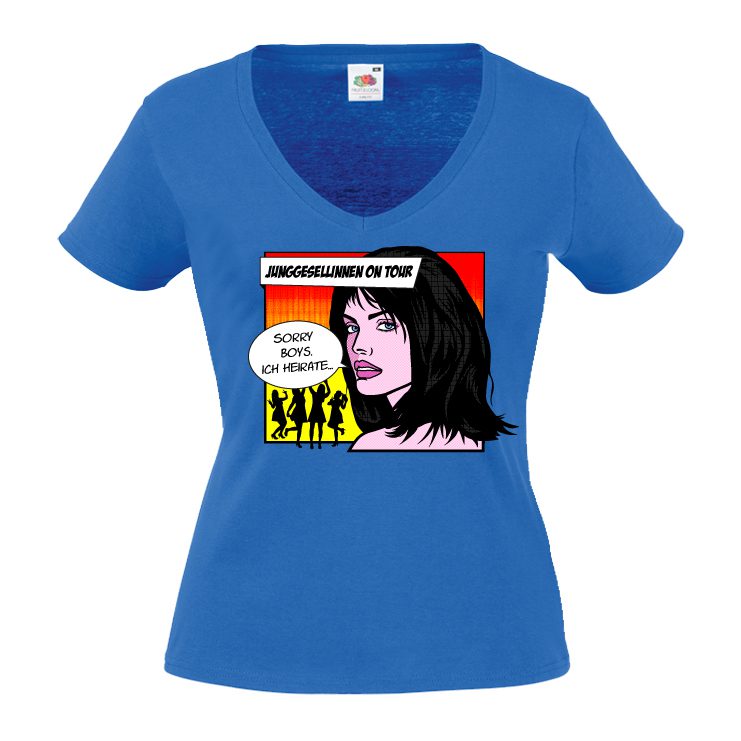JGA Shirt - Sorry Boys ich heirate Comic – Bild 5